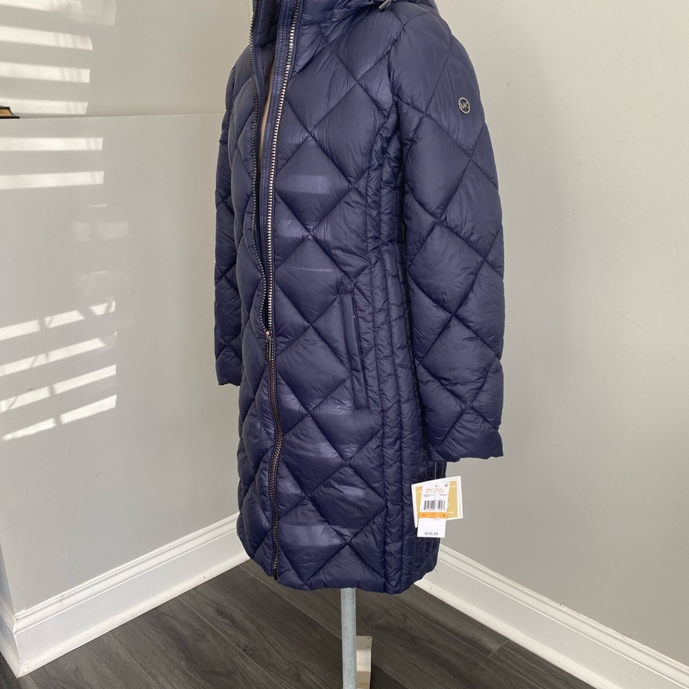 MICHAEL Michael Kors Navy Puffer Jacket